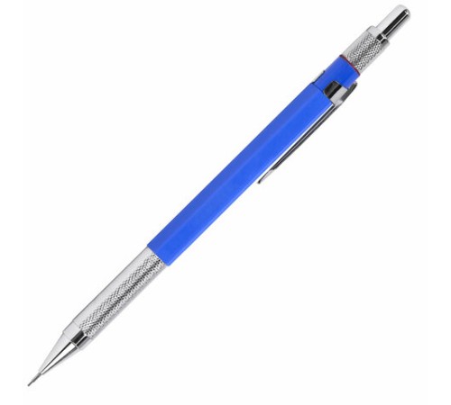 Карандаш механический 0,5 мм + грифели HB 24 штуки на блистере, BRAUBERG "METALLIC-X 05", металлические детали, 181965 Карандаш механический 0,5 мм + грифели HB 24 штуки на блистере, BRAUBERG "METALLIC-X 05", металлические детали, 181965