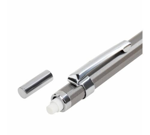 Карандаш механический 0,5 мм + грифели HB 12 штук на блистере, BRAUBERG "CHROME", 181969 Карандаш механический 0,5 мм + грифели HB 12 штук на блистере, BRAUBERG "CHROME", 181969