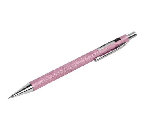 Карандаш механический 0,5 мм + грифели HB 12 штук на блистере, BRAUBERG "ROSE PINK", 181971