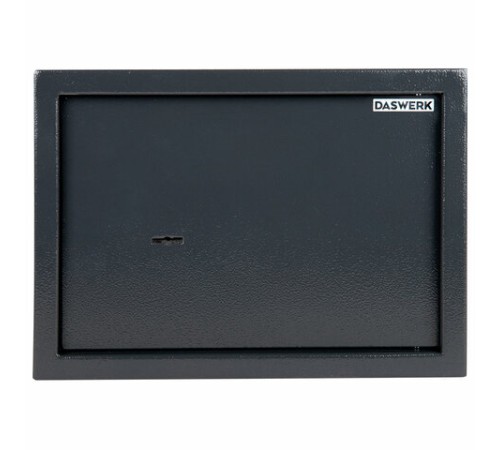 Сейф мебельный DASWERK (ДАСВЕРК) SC-250KL (250х350х250 мм), ключевой замок, графит, 291342