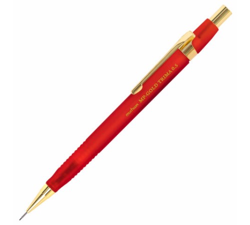 Карандаш механический 0,5 мм, MUNHWA "MP Gold Trima", ластик, корпус ассорти, BMPG05
