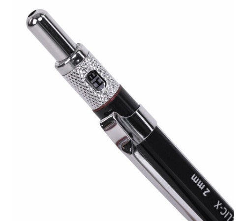 Карандаш механический цанговый 2 мм, HB, BRAUBERG "METALLIC X-20", металлические детали, 181976 Карандаш механический цанговый 2 мм, HB, BRAUBERG "METALLIC X-20", металлические детали, 181976