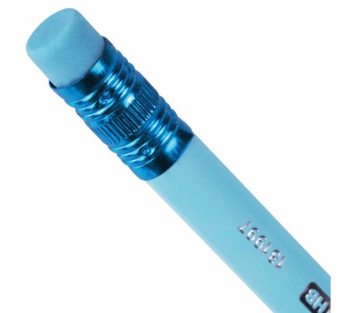 Набор карандашей чернографитных с ластиком BRAUBERG "PASTEL" 12 шт., HB, 181997 Набор карандашей чернографитных с ластиком BRAUBERG "PASTEL" 12 шт., HB, 181997