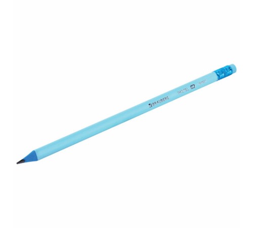 Набор карандашей чернографитных с ластиком BRAUBERG "PASTEL" 12 шт., HB, 181997 Набор карандашей чернографитных с ластиком BRAUBERG "PASTEL" 12 шт., HB, 181997