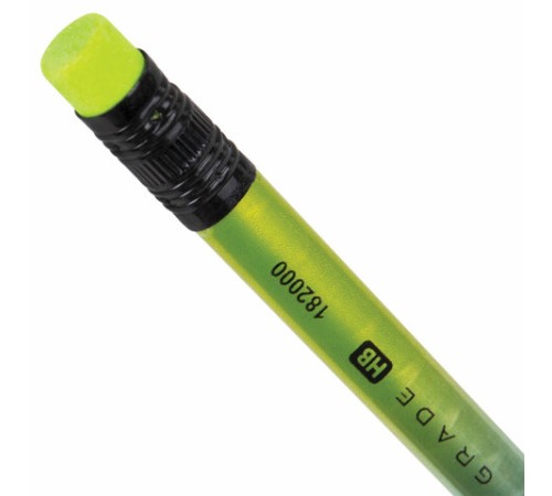 Карандаш чернографитный с ластиком BRAUBERG "GRADE Metallic", 1 шт., HB, трехгранный, 182000 Карандаш чернографитный с ластиком BRAUBERG "GRADE Metallic", 1 шт., HB, трехгранный, 182000