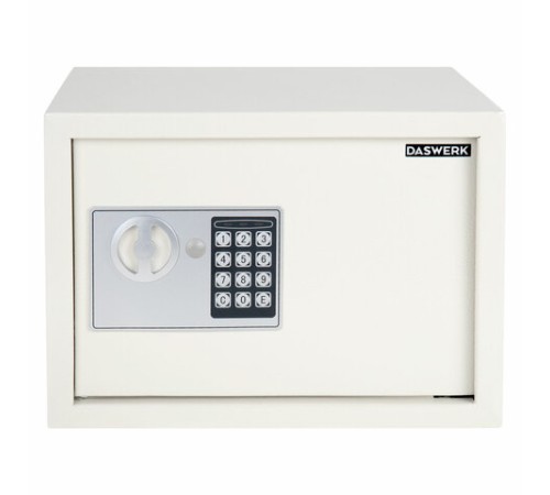 Сейф мебельный DASWERK (ДАСВЕРК) SC-250EL (250х350х250 мм), электронный замок, бежевый, 291345