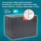 Сейф мебельный DASWERK (ДАСВЕРК) SC-300EL (300х380х300 мм), электронный замок, графит, 291346