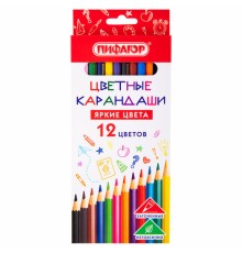 Карандаши цветные ПИФАГОР ЭКО 