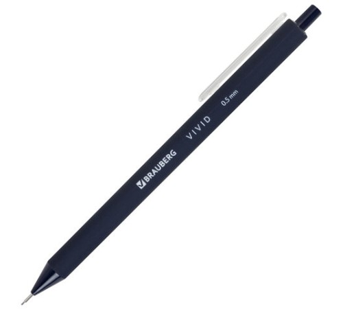 Карандаш механический 0,5 мм BRAUBERG "VIVID", корпус soft-touch ассорти, 182063 Карандаш механический 0,5 мм BRAUBERG "VIVID", корпус soft-touch ассорти, 182063