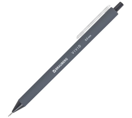 Карандаш механический 0,5 мм BRAUBERG "VIVID", корпус soft-touch ассорти, 182063 Карандаш механический 0,5 мм BRAUBERG "VIVID", корпус soft-touch ассорти, 182063