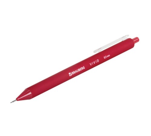 Карандаш механический 0,5 мм BRAUBERG "VIVID", корпус soft-touch ассорти, 182063 Карандаш механический 0,5 мм BRAUBERG "VIVID", корпус soft-touch ассорти, 182063