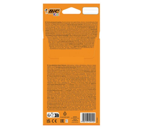Карандаши цветные BIC "Evolution Stripes", 12 цветов, шестигранные, грифель 9505221 Карандаши цветные BIC "Evolution Stripes", 12 цветов, шестигранные, грифель 9505221
