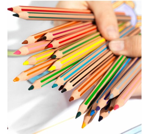 Карандаши цветные BIC "Evolution Stripes", 12 цветов, шестигранные, грифель 9505221 Карандаши цветные BIC "Evolution Stripes", 12 цветов, шестигранные, грифель 9505221