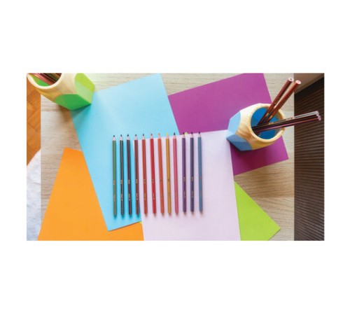Карандаши цветные BIC "Evolution Stripes", 12 цветов, шестигранные, грифель 9505221 Карандаши цветные BIC "Evolution Stripes", 12 цветов, шестигранные, грифель 9505221