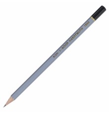 Карандаш чернографитный KOH-I-NOOR 1860, 1 шт., 2B, корпус серый, 186002B00104