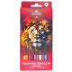 Карандаши цветные KOH-I-NOOR "RED LION" 24 цвета, шестигранные, 2,8 мм, натуральное дерево, 3554/24, 3554024063KS