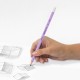 Карандаш чернографитный с ластиком STAFF EVERYDAY BLP-CLR, 1 шт., НВ, цвет корпуса ассорти, 182117