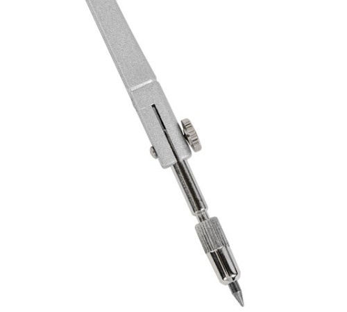 Циркуль BRAUBERG "Klasse", 125 мм, туба, классный, 210314