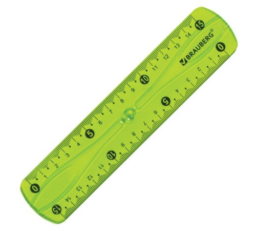 Линейка 15 см гибкая BRAUBERG "FLEX", пластиковая, ассорти, европодвес, 210673 Линейка 15 см гибкая BRAUBERG "FLEX", пластиковая, ассорти, европодвес, 210673