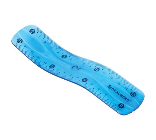 Линейка 15 см гибкая BRAUBERG "FLEX", пластиковая, ассорти, европодвес, 210673 Линейка 15 см гибкая BRAUBERG "FLEX", пластиковая, ассорти, европодвес, 210673