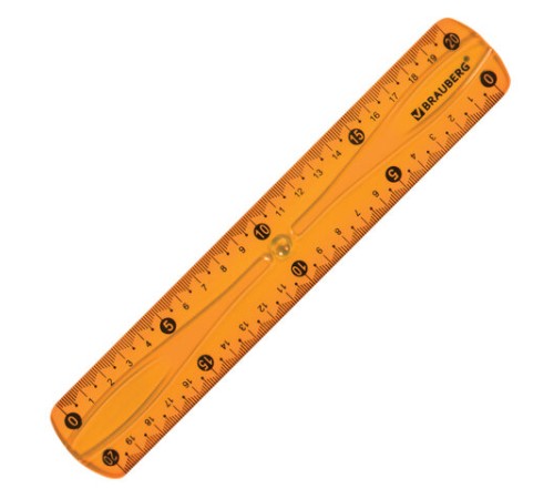 Линейка 20 см гибкая BRAUBERG "FLEX", пластиковая, ассорти, европодвес, 210674 Линейка 20 см гибкая BRAUBERG "FLEX", пластиковая, ассорти, европодвес, 210674