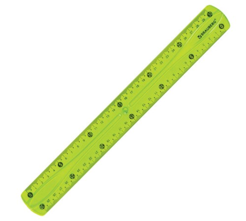 Линейка 30 см гибкая BRAUBERG "FLEX", пластиковая, ассорти, европодвес, 210675 Линейка 30 см гибкая BRAUBERG "FLEX", пластиковая, ассорти, европодвес, 210675