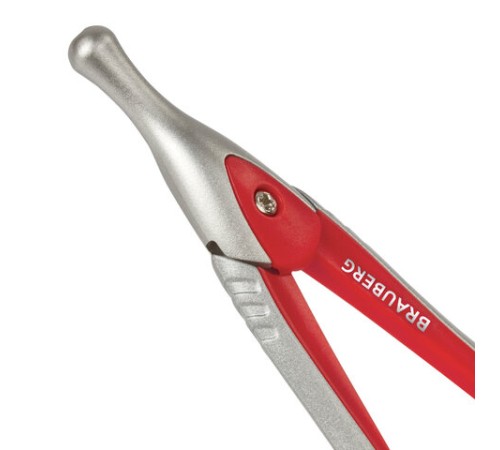 Готовальня BRAUBERG "Extra", 2 предмета (циркуль 125 мм, грифель), в пенале, 210684