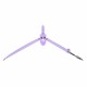 Циркуль BRAUBERG GEOMETRY, 120 мм, пастельно-фиолетовый цвет, защитный колпачок, пластиковый пенал, 210698