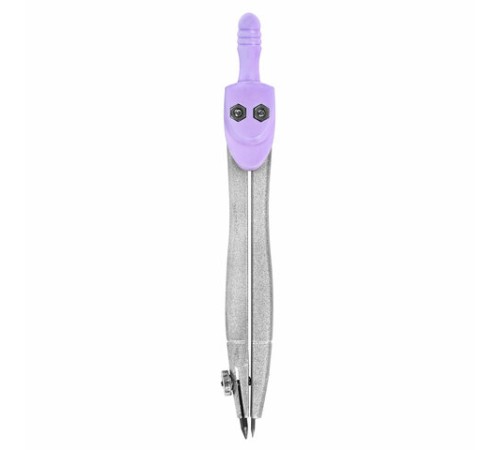 Готовальня BRAUBERG SCHOOL KIT, 8 предметов, циркуль 115 мм, чертежные принадлежности, лавандовый цвет, 210703