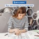 Готовальня BRAUBERG SCHOOL KIT, 8 предметов, циркуль 115 мм, чертежные принадлежности, персиковый цвет, 210704
