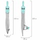 Готовальня BRAUBERG SCHOOL KIT, 11 предметов, циркуль 115 мм, циркуль 125 мм, чертежные принадлежности, мятный цвет, 210706