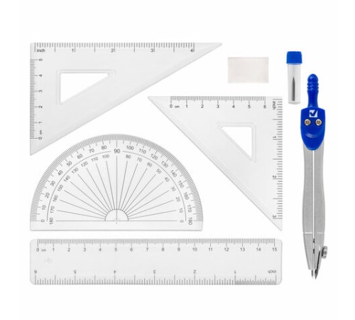 Готовальня BRAUBERG SCHOOL KIT, 8 предметов, циркуль 115 мм, чертежные принадлежности, металлический пенал со справочными материалами,210712 Готовальня BRAUBERG SCHOOL KIT, 8 предметов, циркуль 115 мм, чертежные принадлежности, металлический пенал со справочными материалами,210712