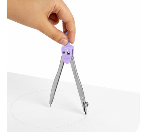 Готовальня BRAUBERG SCHOOL KIT, 11 предметов, циркуль 115 мм, циркуль 125 мм, чертежные принадлежности, лавандовый цвет, 210714 Готовальня BRAUBERG SCHOOL KIT, 11 предметов, циркуль 115 мм, циркуль 125 мм, чертежные принадлежности, лавандовый цвет, 210714
