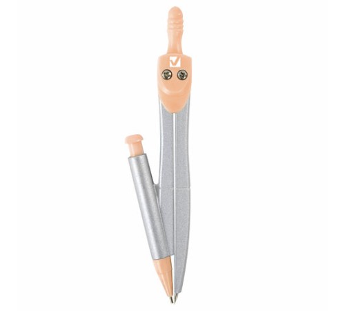 Готовальня BRAUBERG SCHOOL KIT, 9 предметов, циркуль 125 мм, чертежные принадлежности, персиковый цвет, 210715 Готовальня BRAUBERG SCHOOL KIT, 9 предметов, циркуль 125 мм, чертежные принадлежности, персиковый цвет, 210715