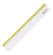 Линейка пластиковая 20 см BRAUBERG 