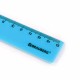 Линейка пластиковая 15 см, BRAUBERG "NEON", ассорти, пакет, 210750