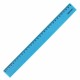 Линейка пластиковая 30 см BRAUBERG "NEON", ассорти, пакет, 210751