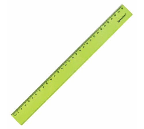 Линейка пластиковая 30 см BRAUBERG "FRUITY", тонированная, ассорти, 210767 Линейка пластиковая 30 см BRAUBERG "FRUITY", тонированная, ассорти, 210767