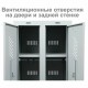 Шкаф металлический для одежды BRABIX "LK 21-50", 2 секции, 1830х500х500 мм, 29 кг, 291379