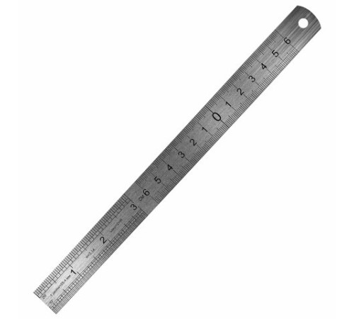 Линейки металлические КОМПЛЕКТ 3 шт. (15, 20, 30 см), BRAUBERG, 210811