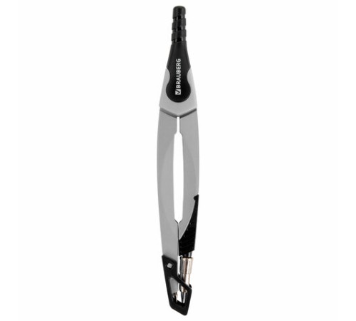 Готовальня BRAUBERG ULTRA, 4 предмета: циркуль 135 мм, запасные грифели, насадка, графитовый цвет, 210821 Готовальня BRAUBERG ULTRA, 4 предмета: циркуль 135 мм, запасные грифели, насадка, графитовый цвет, 210821