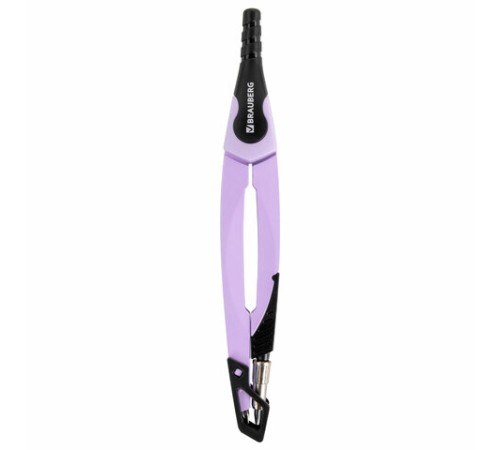Готовальня BRAUBERG ULTRA, 4 предмета: циркуль 135 мм, запасной грифель, насадка, лавандовый цвет, 210823 Готовальня BRAUBERG ULTRA, 4 предмета: циркуль 135 мм, запасной грифель, насадка, лавандовый цвет, 210823