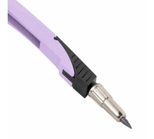 Готовальня BRAUBERG ULTRA, 4 предмета: циркуль 135 мм, запасной грифель, насадка, лавандовый цвет, 210823 Готовальня BRAUBERG ULTRA, 4 предмета: циркуль 135 мм, запасной грифель, насадка, лавандовый цвет, 210823