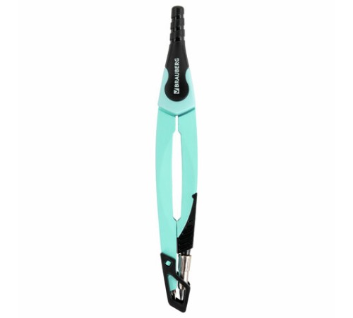 Готовальня BRAUBERG ULTRA, 4 предмета: циркуль 135 мм, запасной грифель, насадка, мятный цвет, 210824 Готовальня BRAUBERG ULTRA, 4 предмета: циркуль 135 мм, запасной грифель, насадка, мятный цвет, 210824