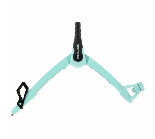 Готовальня BRAUBERG ULTRA, 4 предмета: циркуль 135 мм, запасной грифель, насадка, мятный цвет, 210824 Готовальня BRAUBERG ULTRA, 4 предмета: циркуль 135 мм, запасной грифель, насадка, мятный цвет, 210824