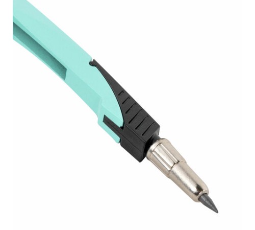 Готовальня BRAUBERG ULTRA, 4 предмета: циркуль 135 мм, запасной грифель, насадка, мятный цвет, 210824 Готовальня BRAUBERG ULTRA, 4 предмета: циркуль 135 мм, запасной грифель, насадка, мятный цвет, 210824