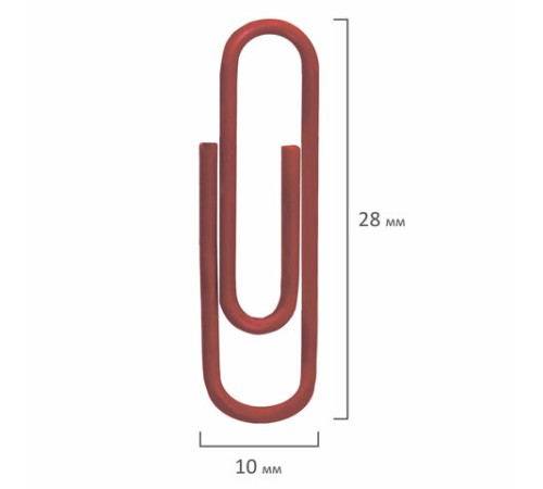 Скрепки BRAUBERG, 28 мм, цветные, 100 шт., в пластиковой коробке, 221111 Скрепки BRAUBERG, 28 мм, цветные, 100 шт., в пластиковой коробке, 221111