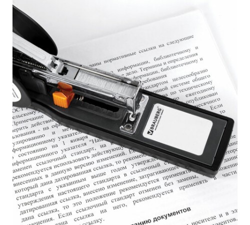 Скобы для степлера №23/24, 1000 штук, СВЕРХПРОЧНЫЕ, от 110 до 200 листов, BRAUBERG, 221165