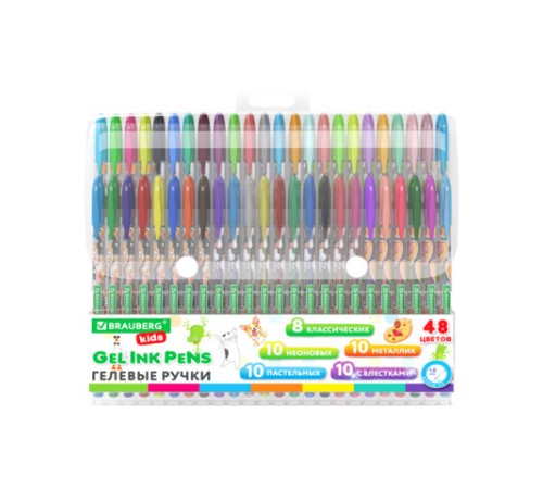 Ручки гелевые BRAUBERG KIDS 
