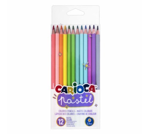 Карандаши цветные пастельные CARIOCA 